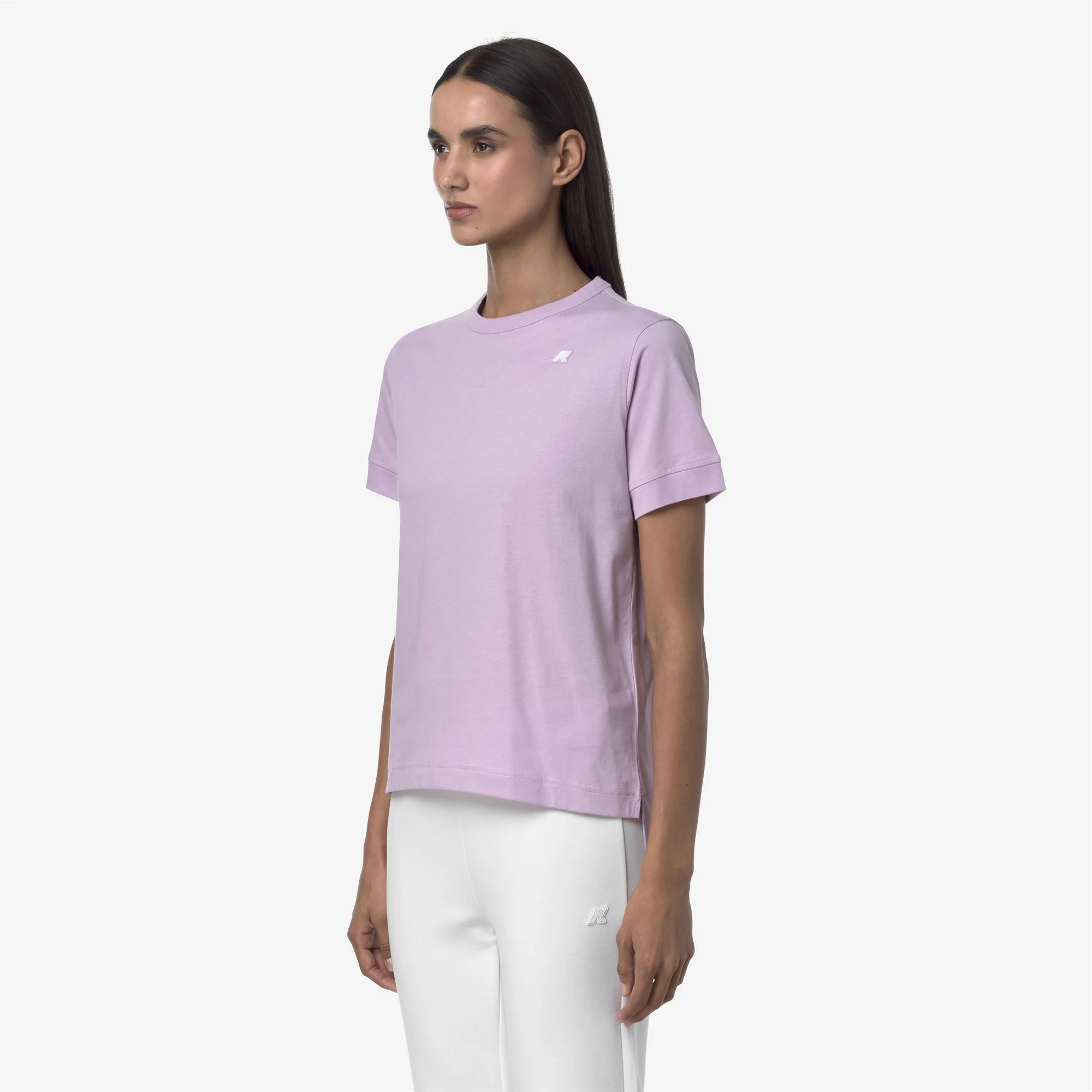 EMEL JERSEY - T-ShirtsTop - T-Shirt - Woman - VIOLET LT LILAC - Image 4