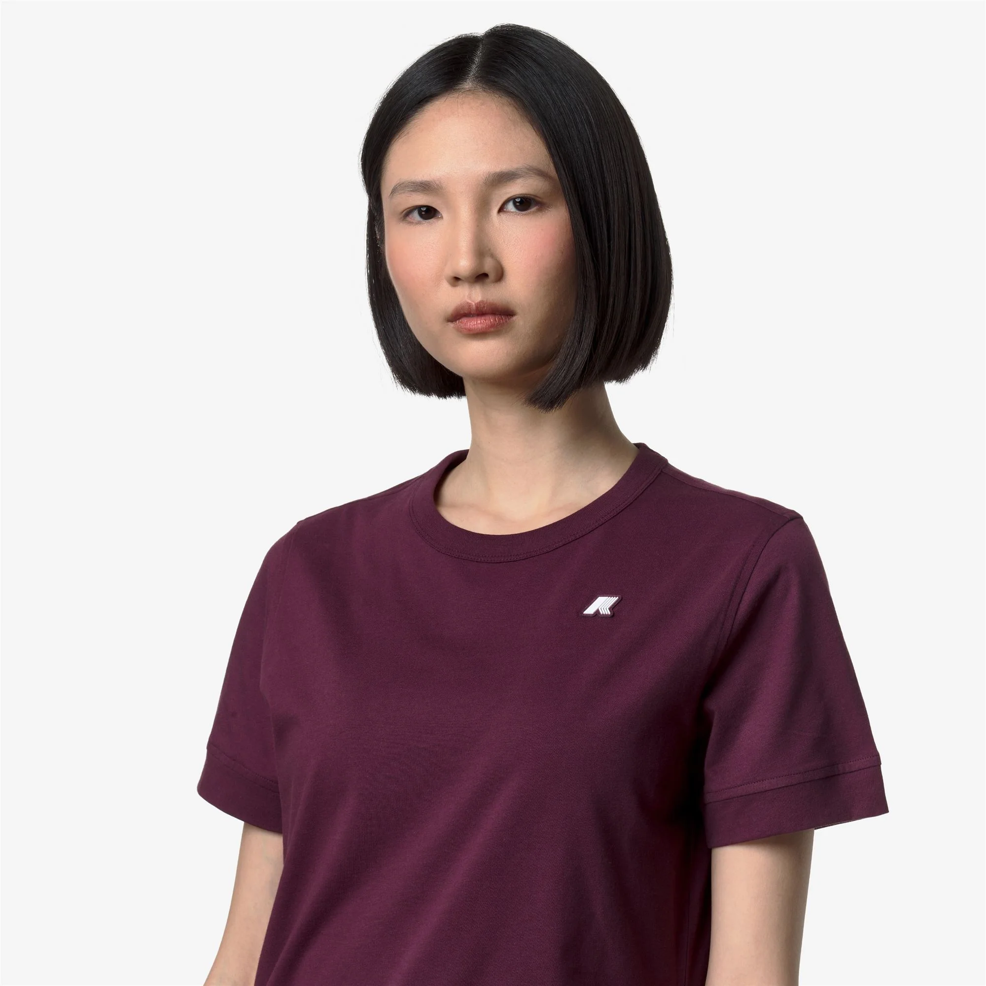 EMEL JERSEY - T-ShirtsTop - T-Shirt - Woman - VIOLET MAUVE WINE - Image 2