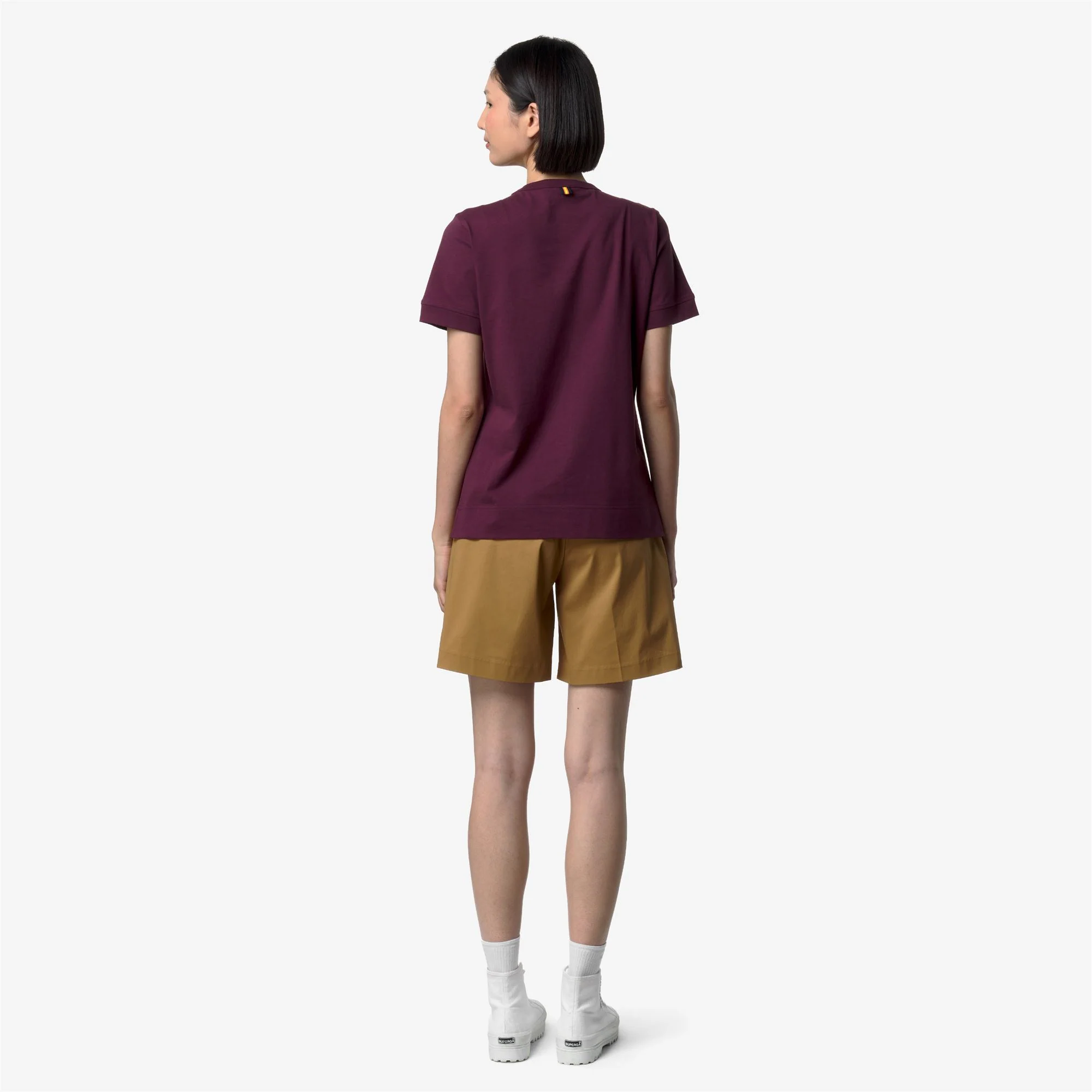 EMEL JERSEY - T-ShirtsTop - T-Shirt - Woman - VIOLET MAUVE WINE - Image 5