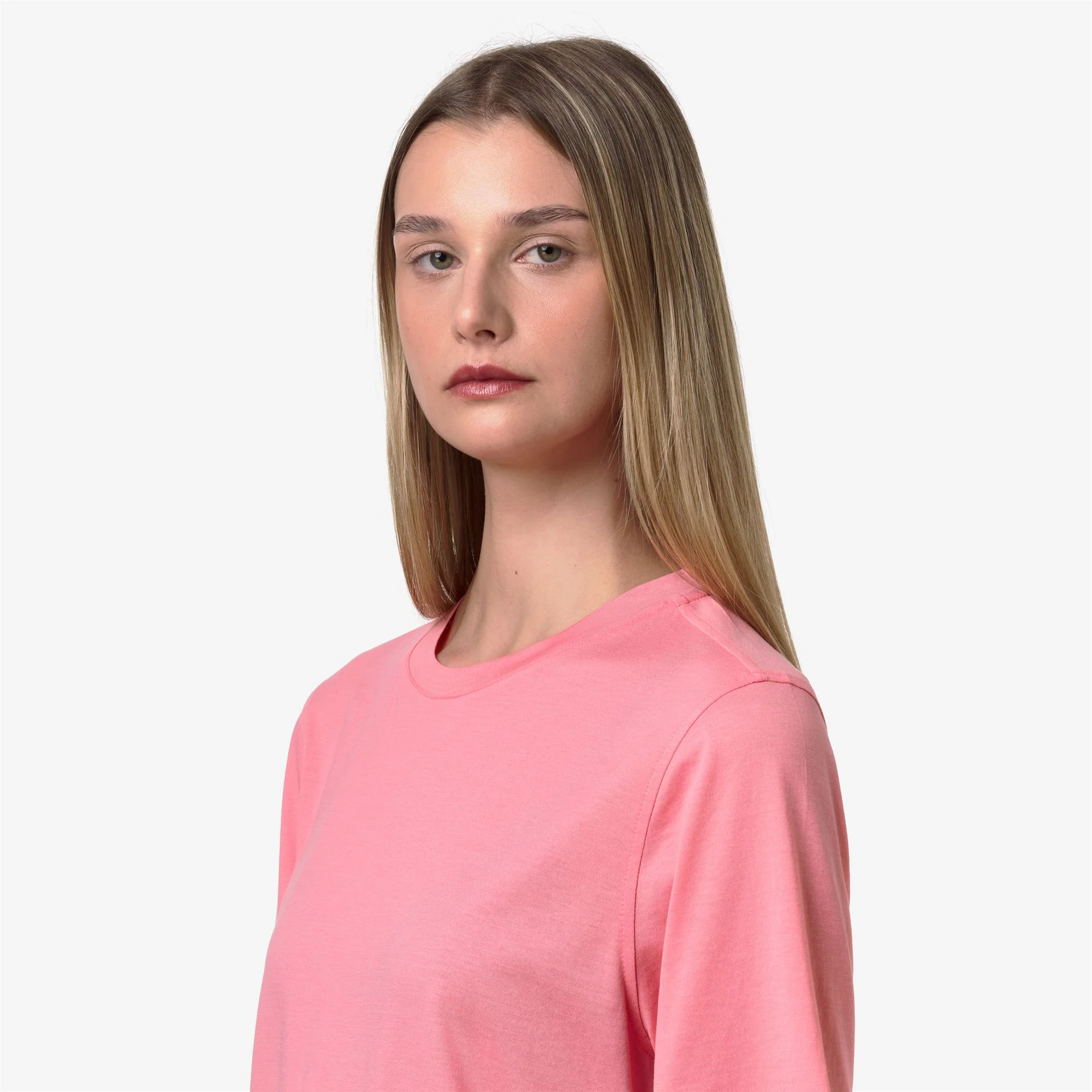 GABILLOU COTTON SILK - T-ShirtsTop - T-Shirt - Woman - PINK GERANIUM - Image 2