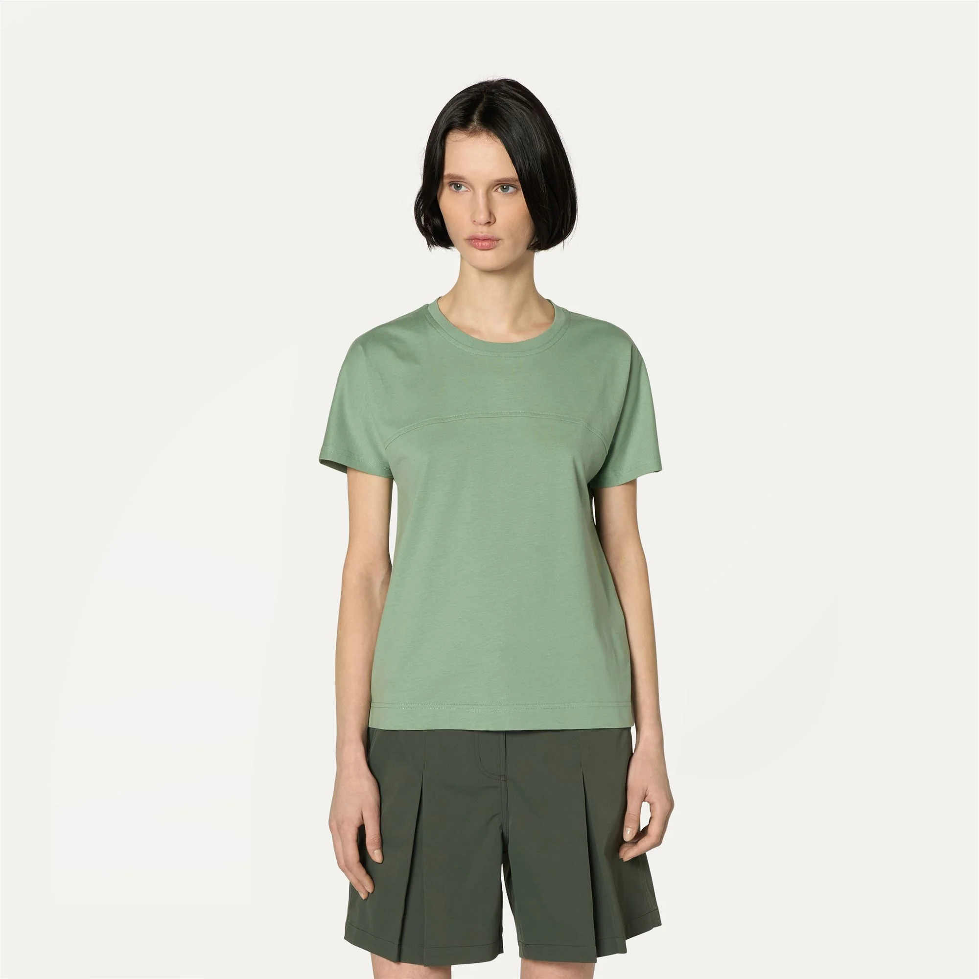 GIZELLE - T-ShirtsTop - T-Shirt - Woman - GREEN FJORD - Image 3