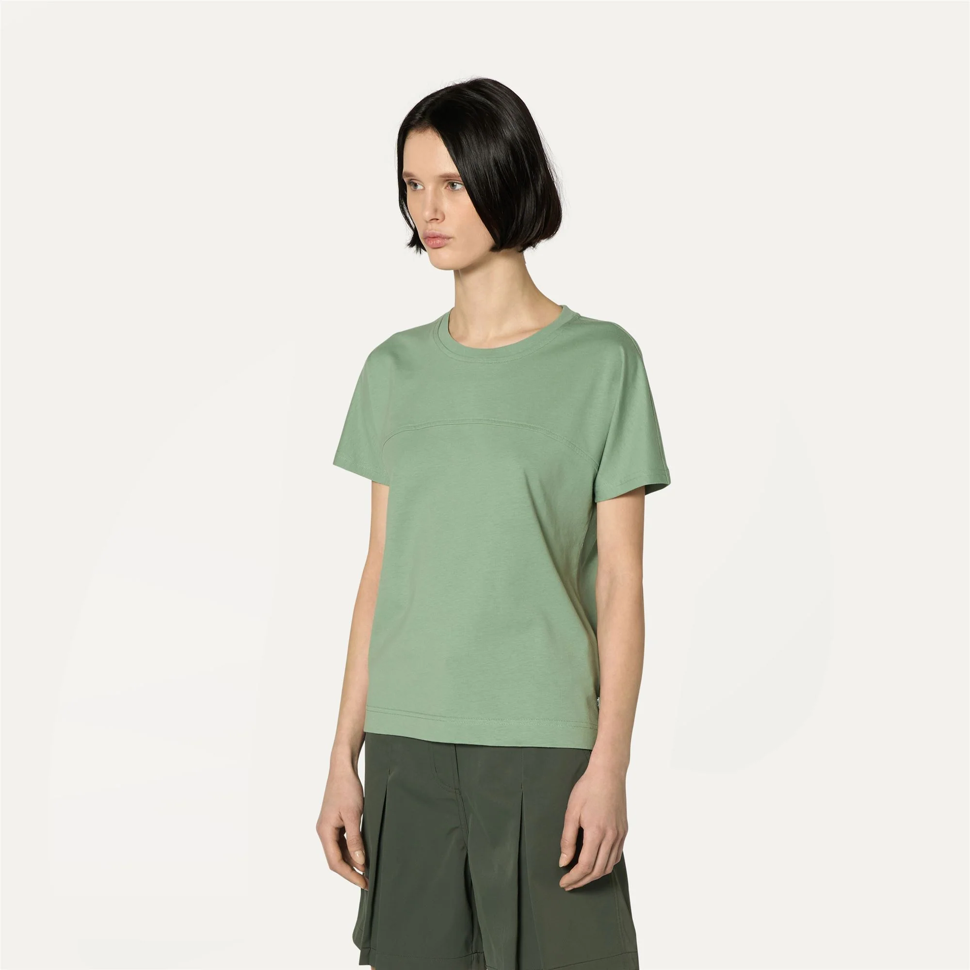 GIZELLE - T-ShirtsTop - T-Shirt - Woman - GREEN FJORD - Image 4