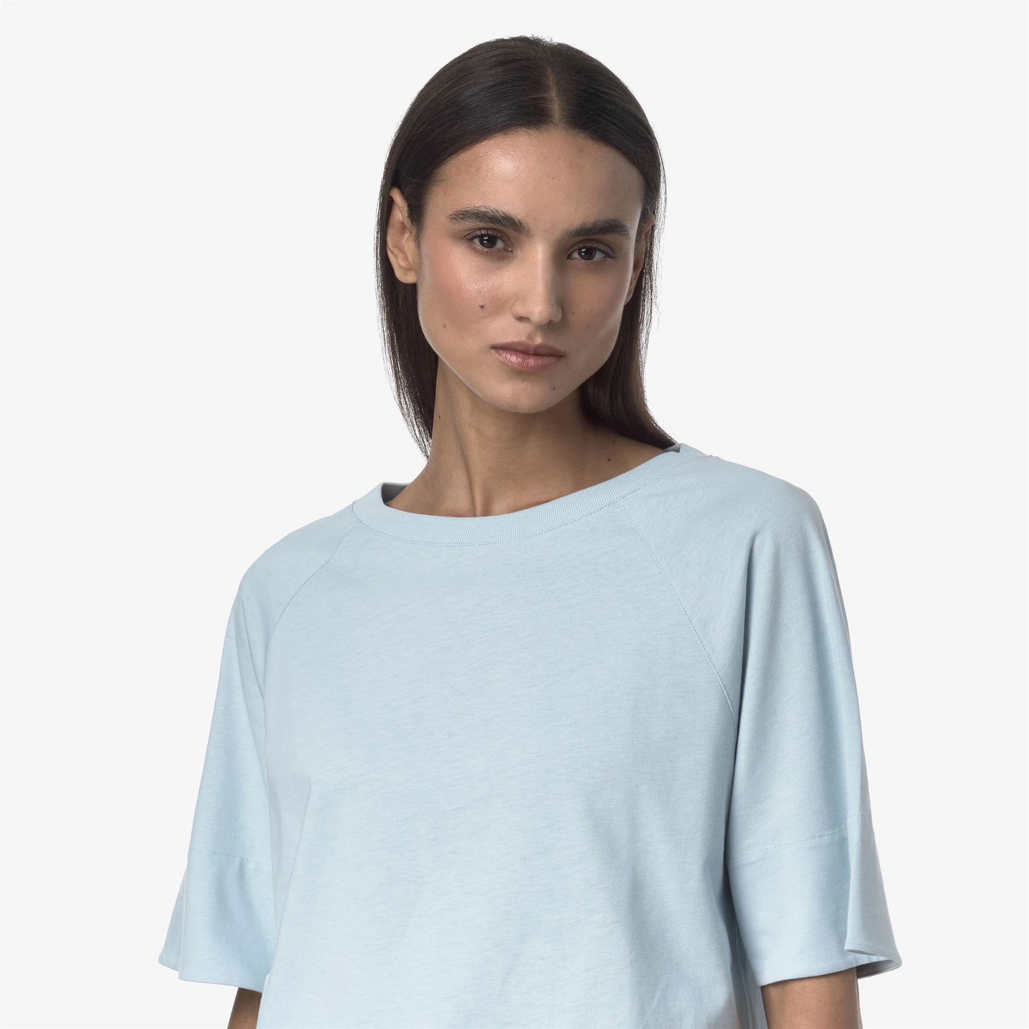 INDRE JERSEY - T-ShirtsTop - T-Shirt - Woman - BLUE BABY - Image 2