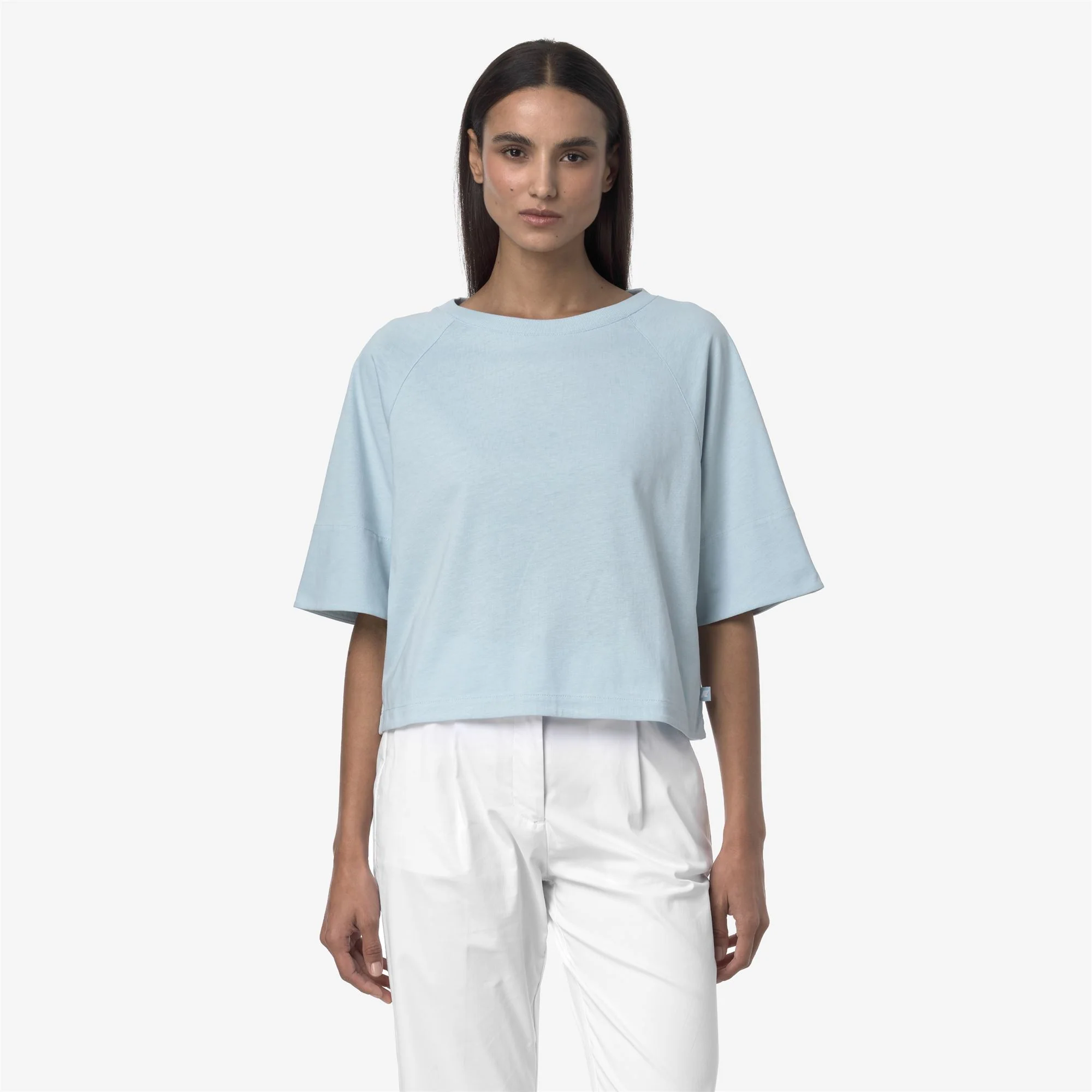 INDRE JERSEY - T-ShirtsTop - T-Shirt - Woman - BLUE BABY - Image 3