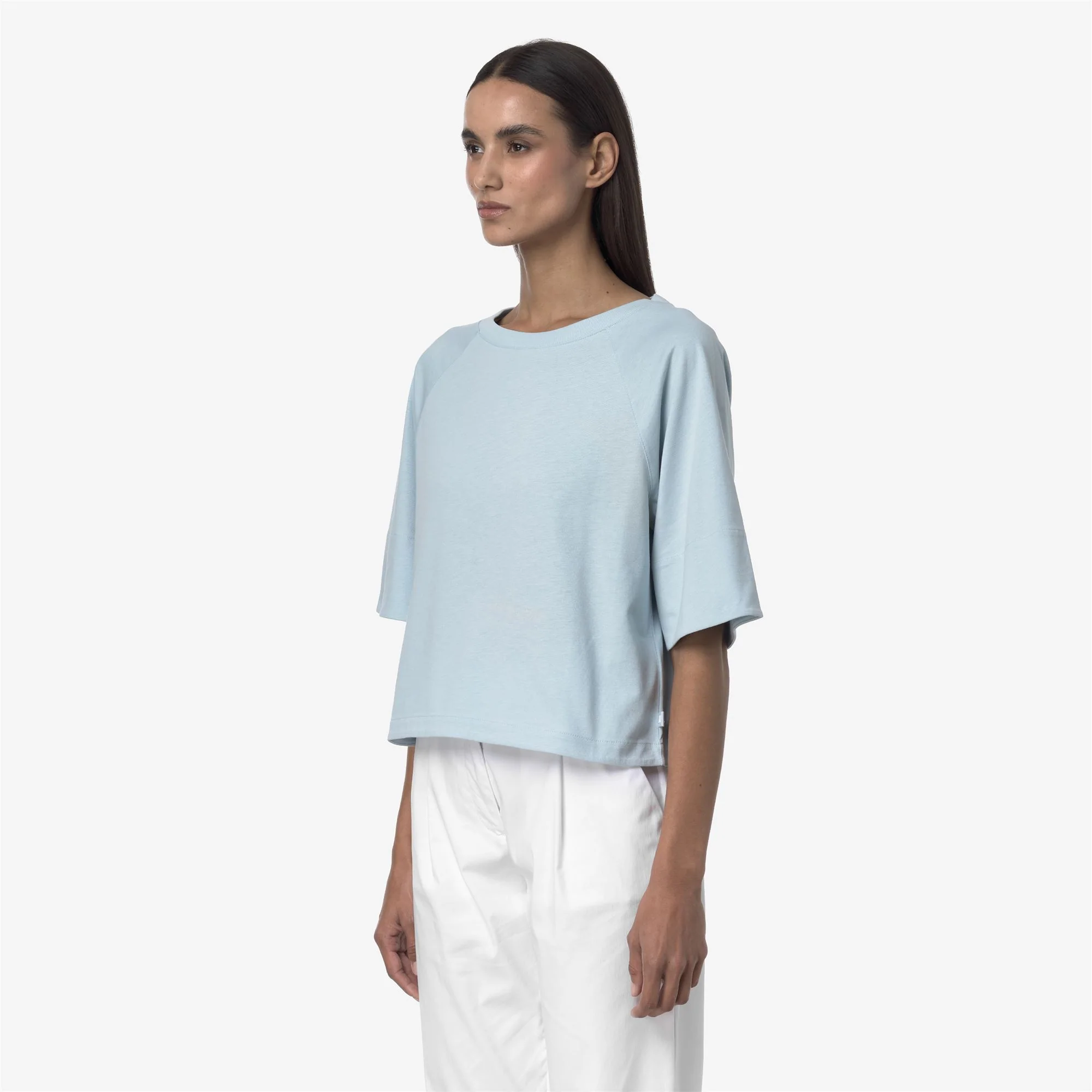 INDRE JERSEY - T-ShirtsTop - T-Shirt - Woman - BLUE BABY - Image 4