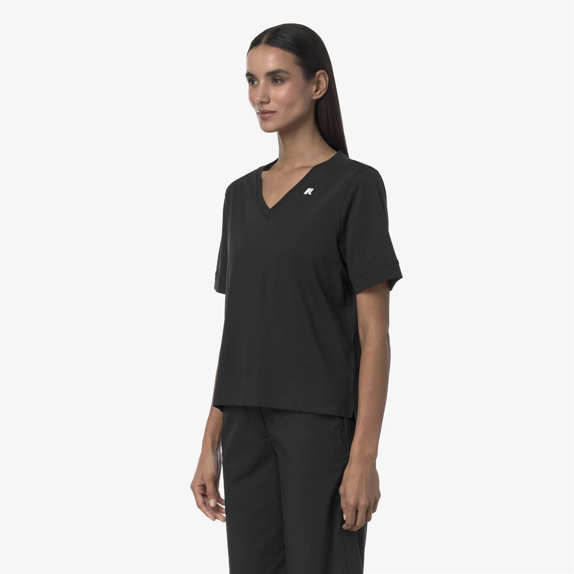 LEDA JERSEY - T-ShirtsTop - T-Shirt - Woman - BLACK PURE - Image 4