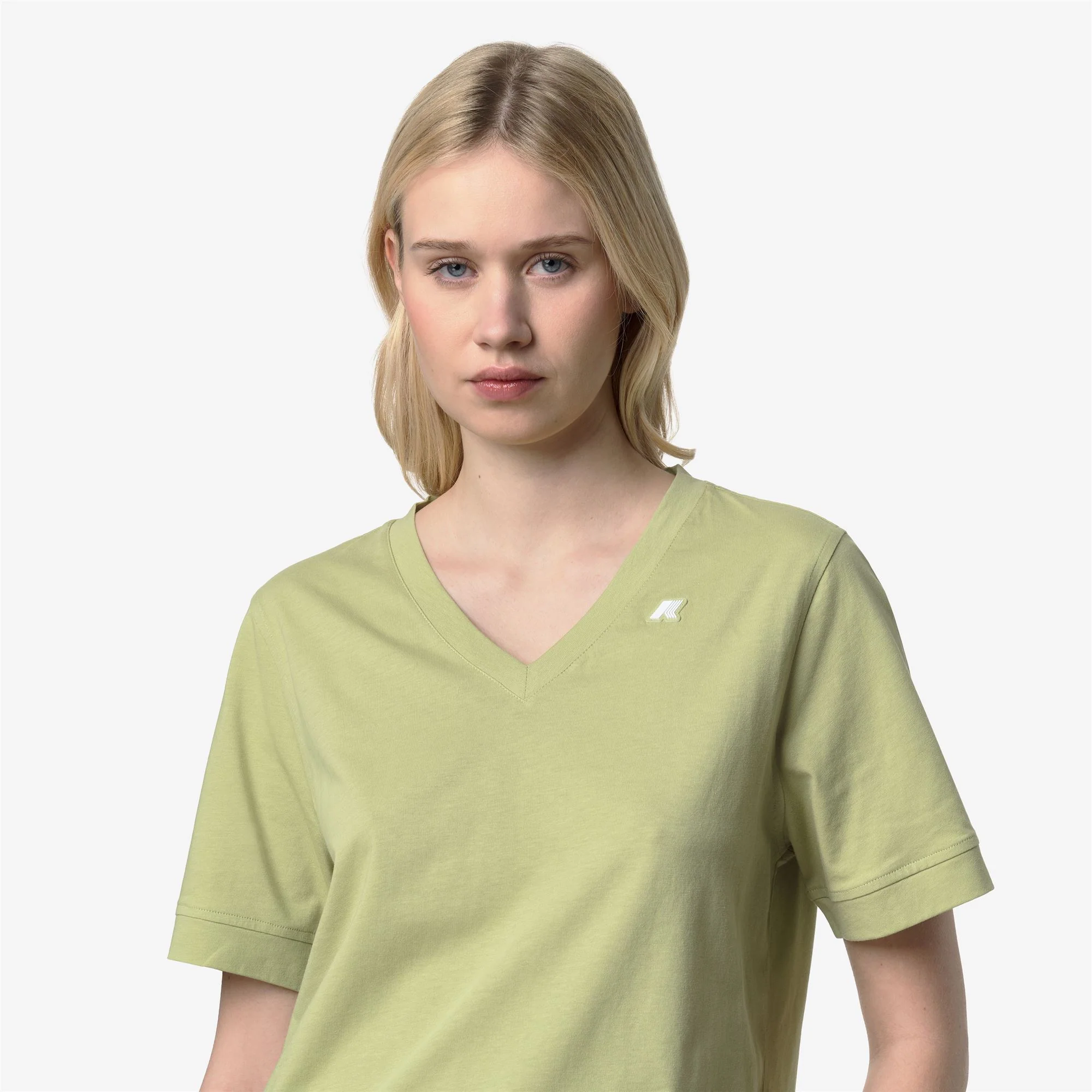 LEDA JERSEY - T-ShirtsTop - T-Shirt - Woman - GREEN DK LIME - Image 2