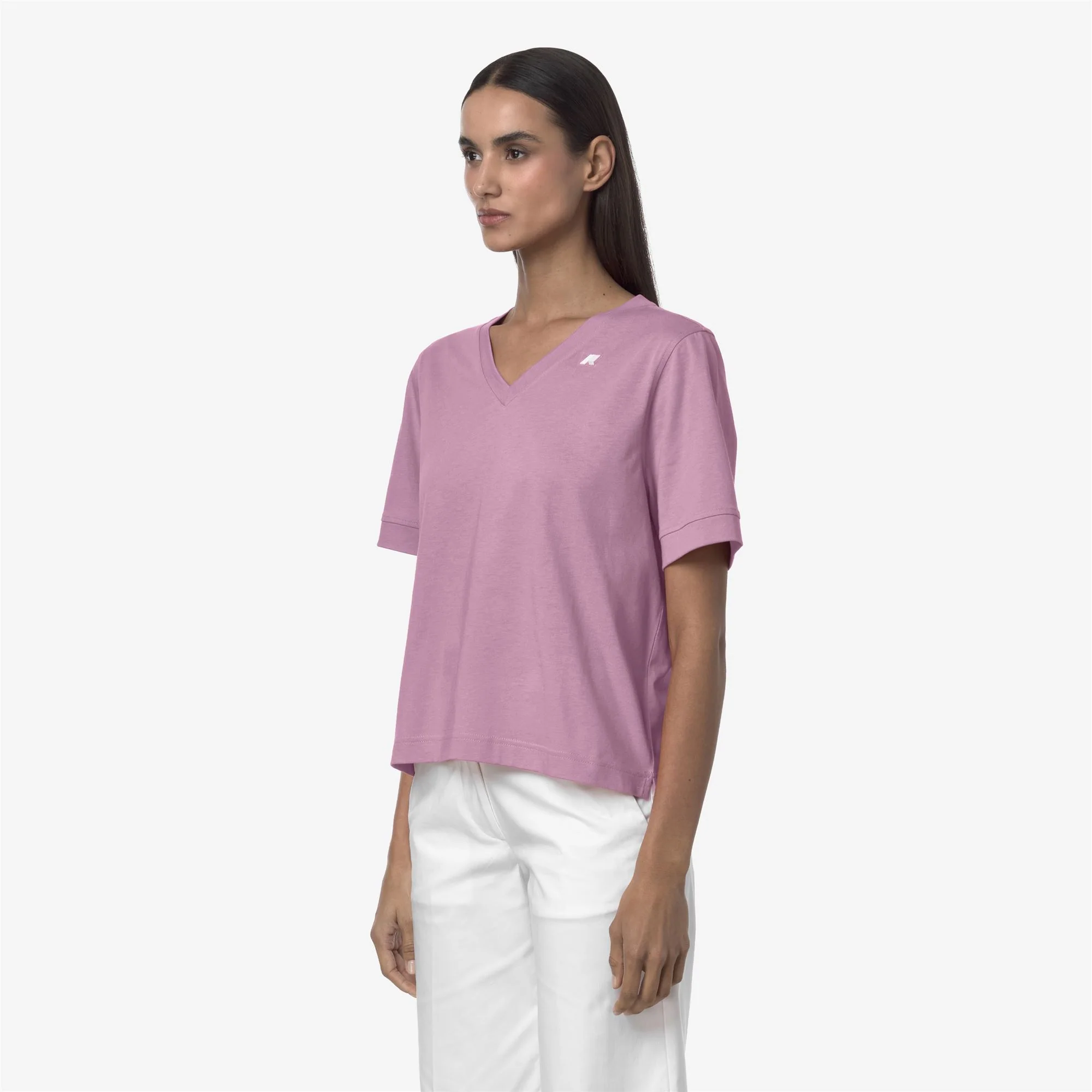 LEDA JERSEY - T-ShirtsTop - T-Shirt - Woman - VIOLET GLICINE - Image 4
