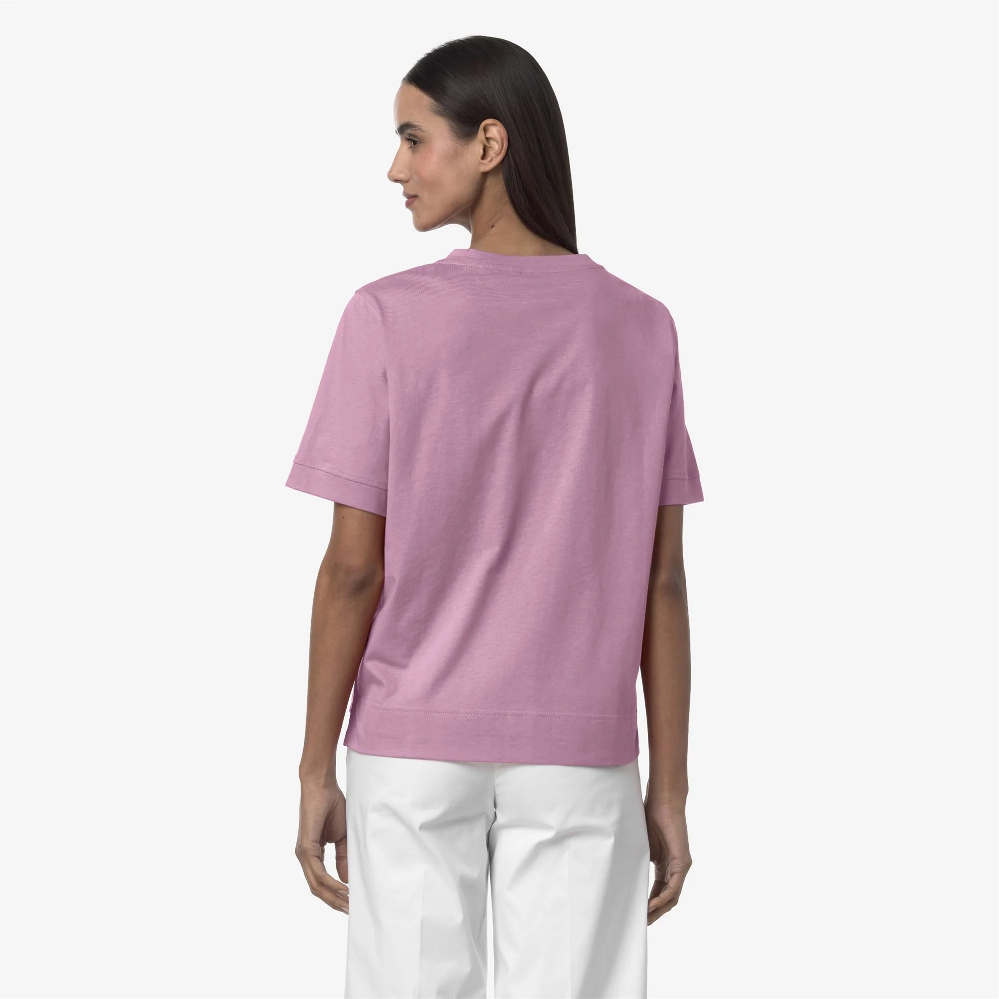 LEDA JERSEY - T-ShirtsTop - T-Shirt - Woman - VIOLET GLICINE - Image 5