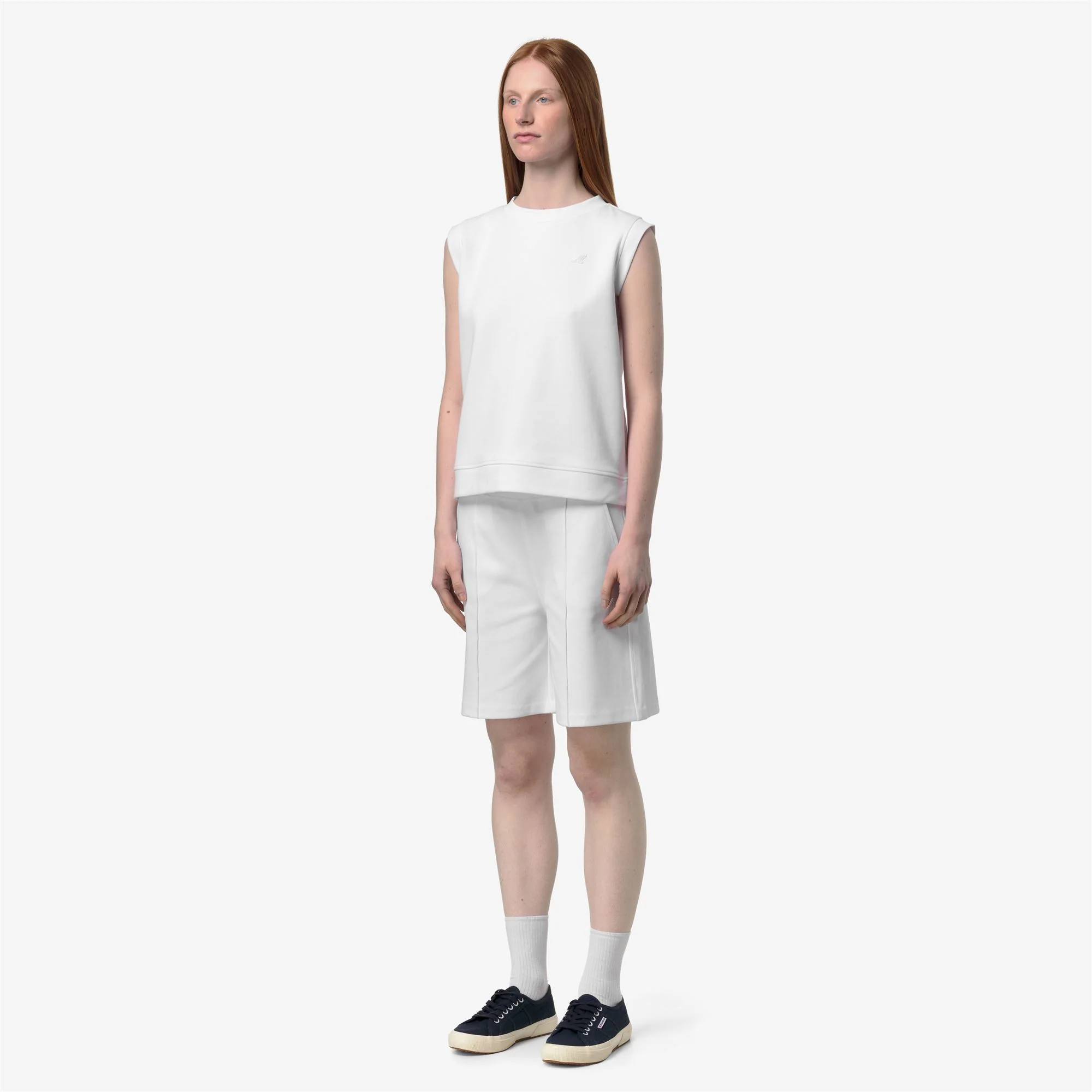 LONJELLE INTERLOCK - T-ShirtsTop - T-Shirt - Woman - WHITE - Image 4