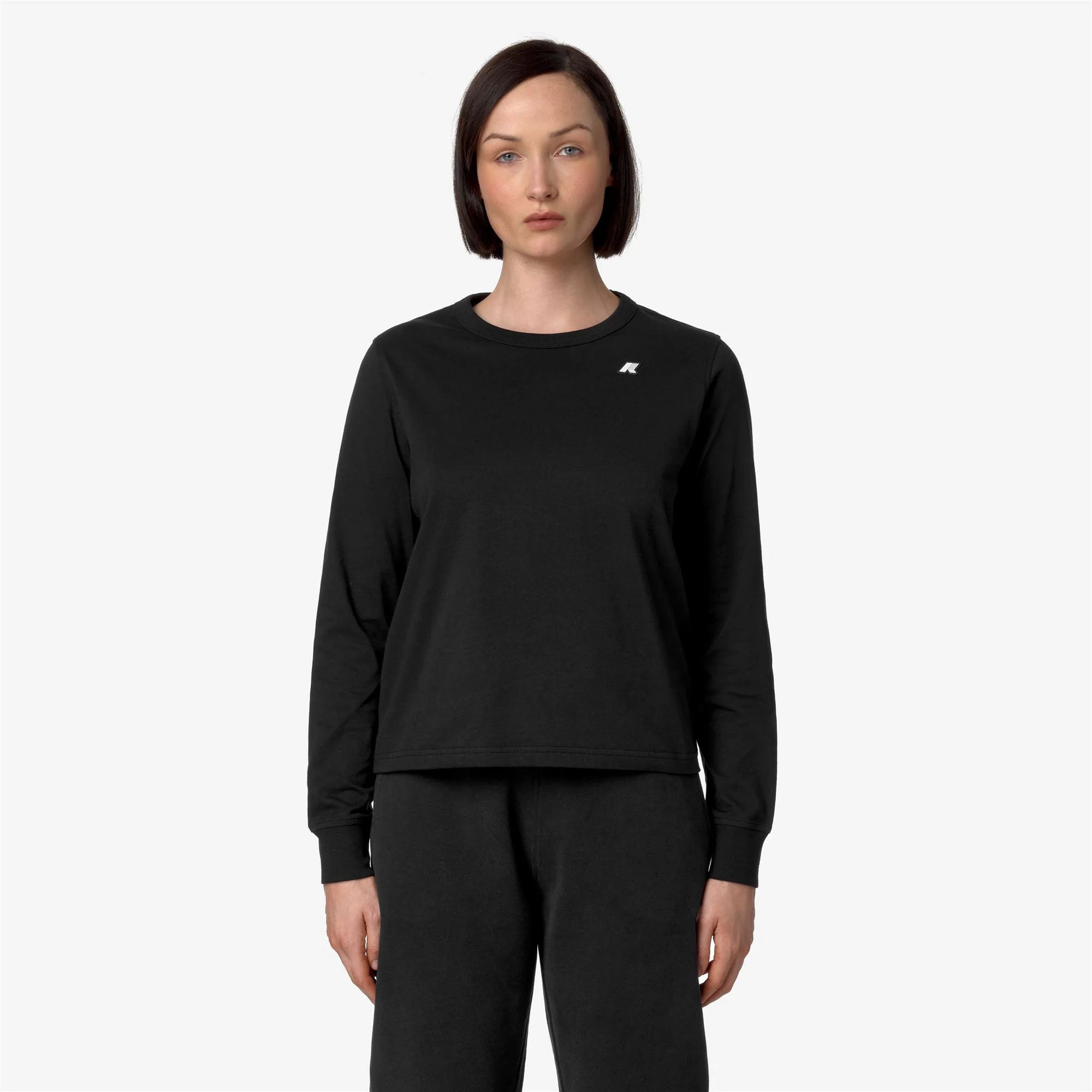 NENAN JS PEACH - T-ShirtsTop - T-Shirt - Woman - BLACK PURE - Image 3