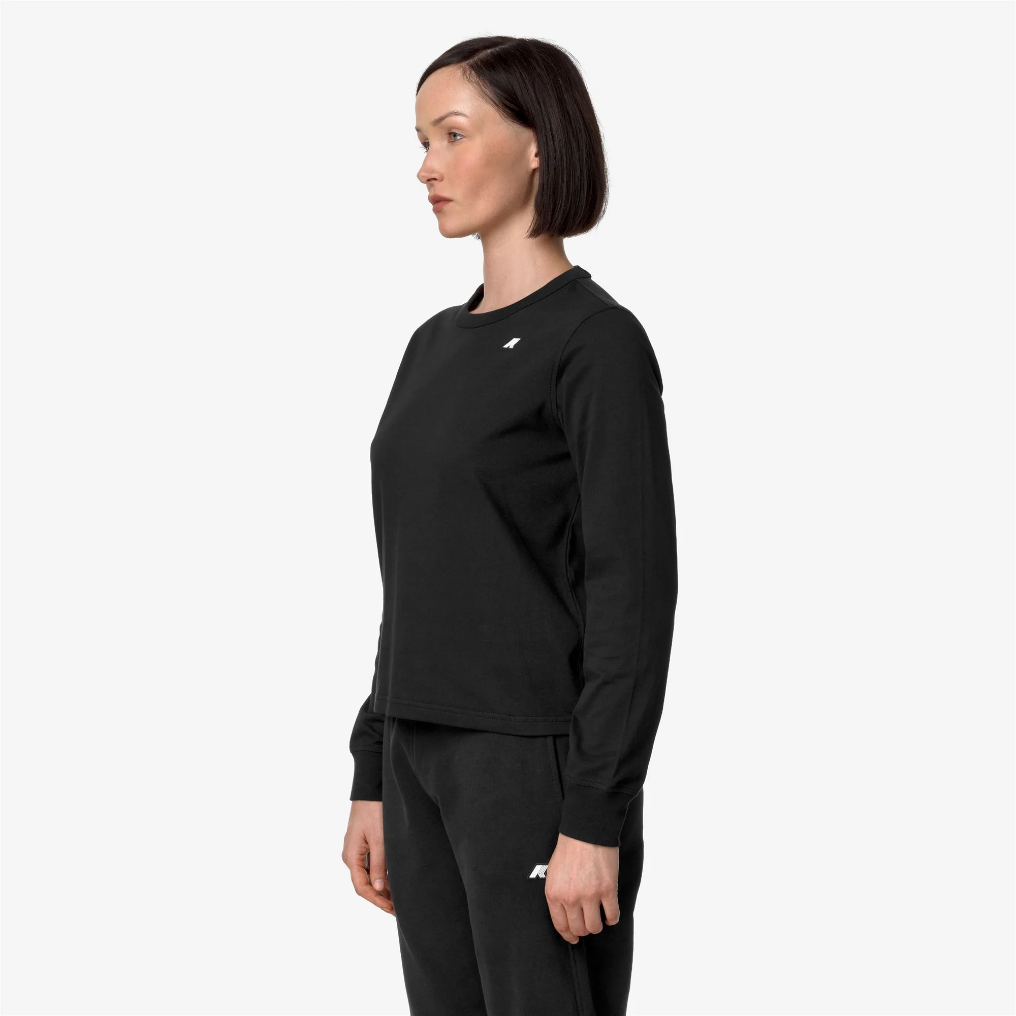 NENAN JS PEACH - T-ShirtsTop - T-Shirt - Woman - BLACK PURE - Image 4