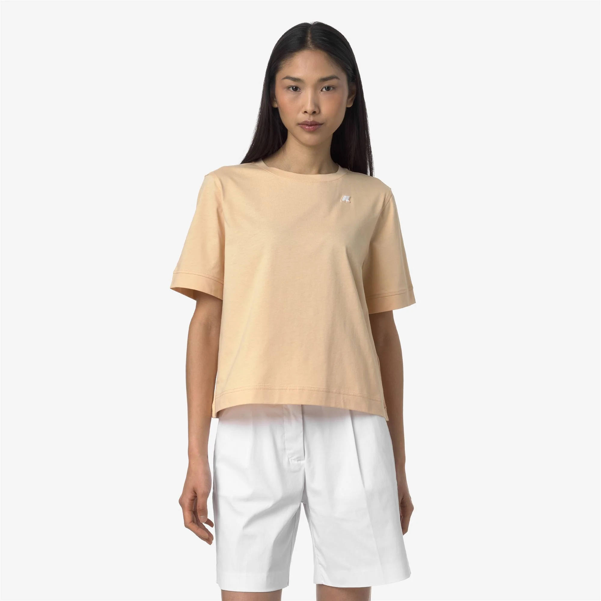 SELUNE JERSEY - T-ShirtsTop - T-Shirt - Woman - BEIGE SHEEPSKIN - Image 3