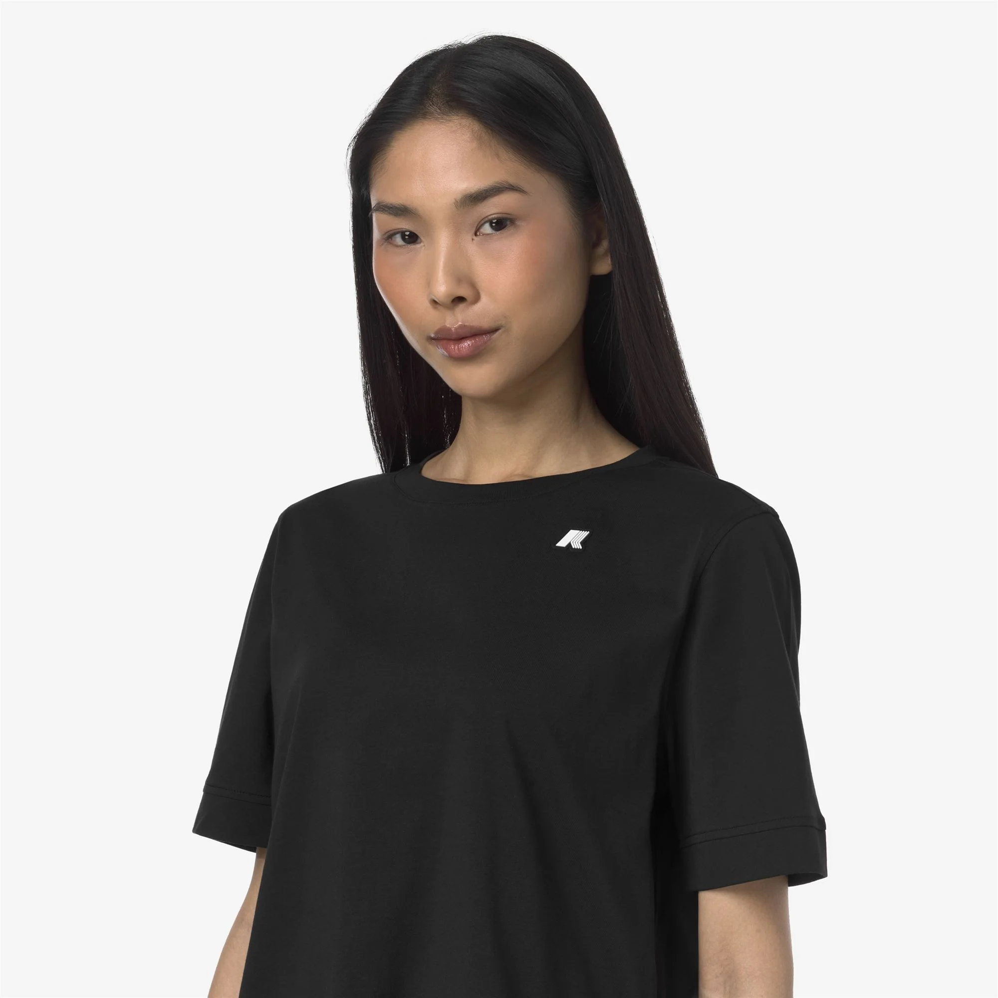 SELUNE JERSEY - T-ShirtsTop - T-Shirt - Woman - BLACK PURE - Image 2