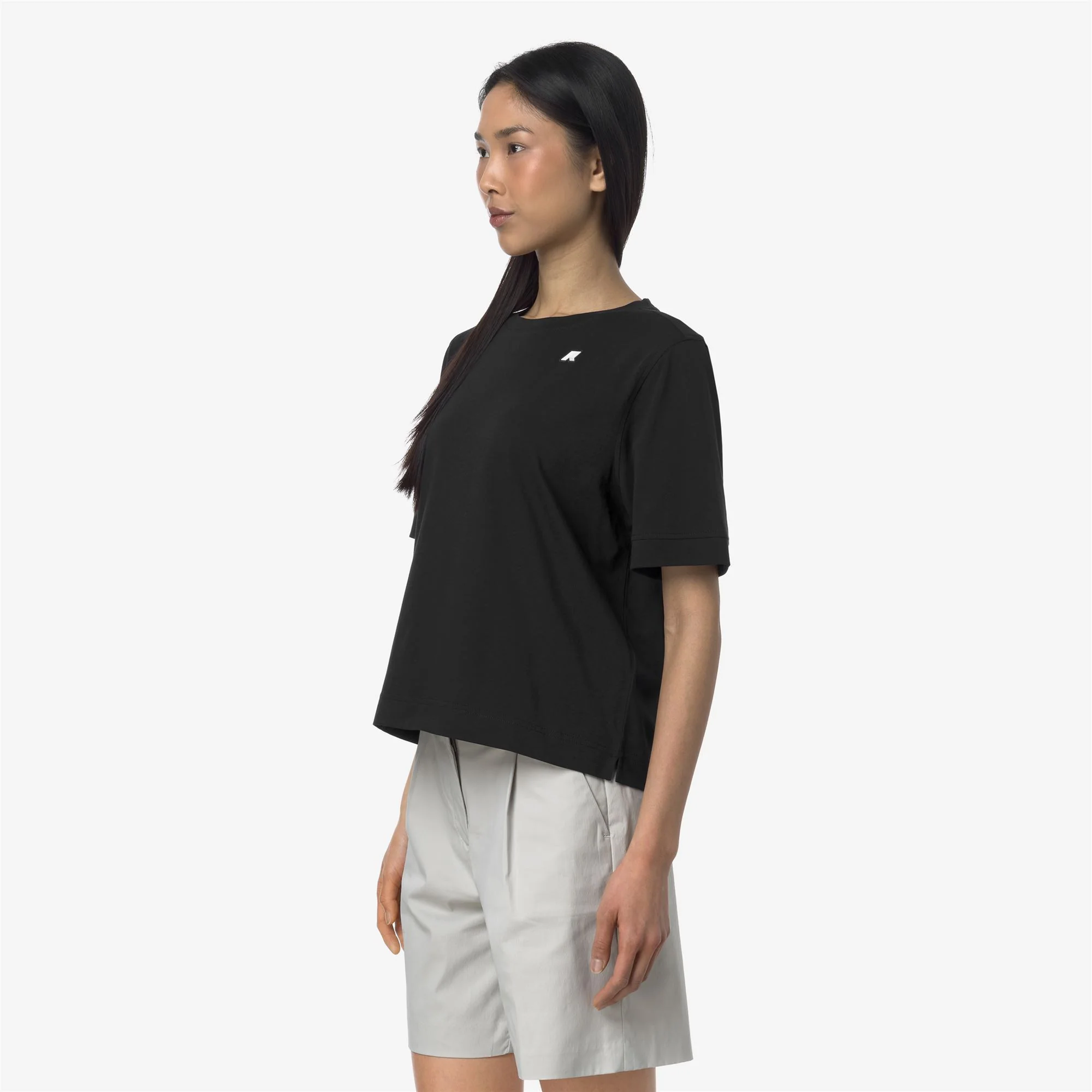 SELUNE JERSEY - T-ShirtsTop - T-Shirt - Woman - BLACK PURE - Image 4