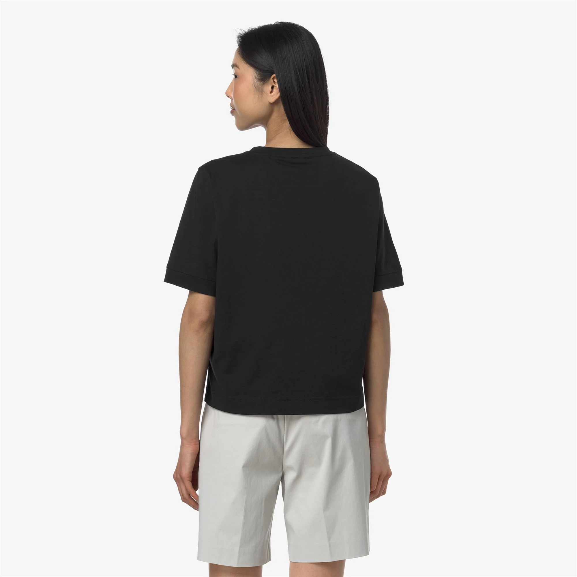 SELUNE JERSEY - T-ShirtsTop - T-Shirt - Woman - BLACK PURE - Image 5