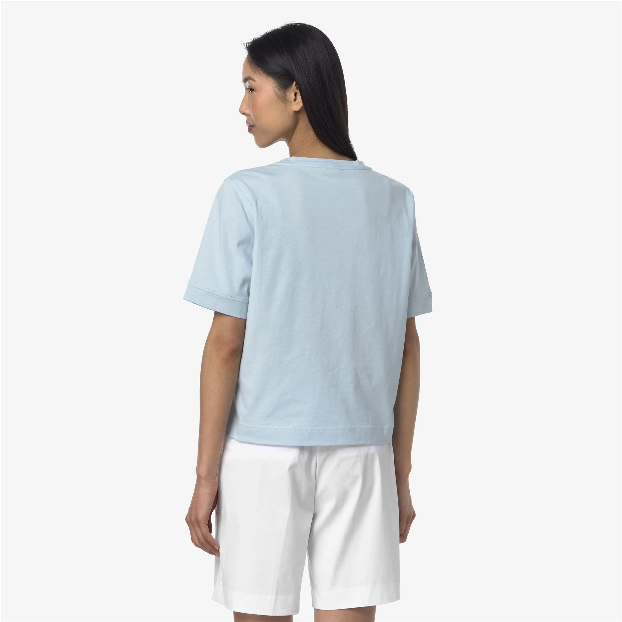 SELUNE JERSEY - T-ShirtsTop - T-Shirt - Woman - BLUE BABY - Image 5