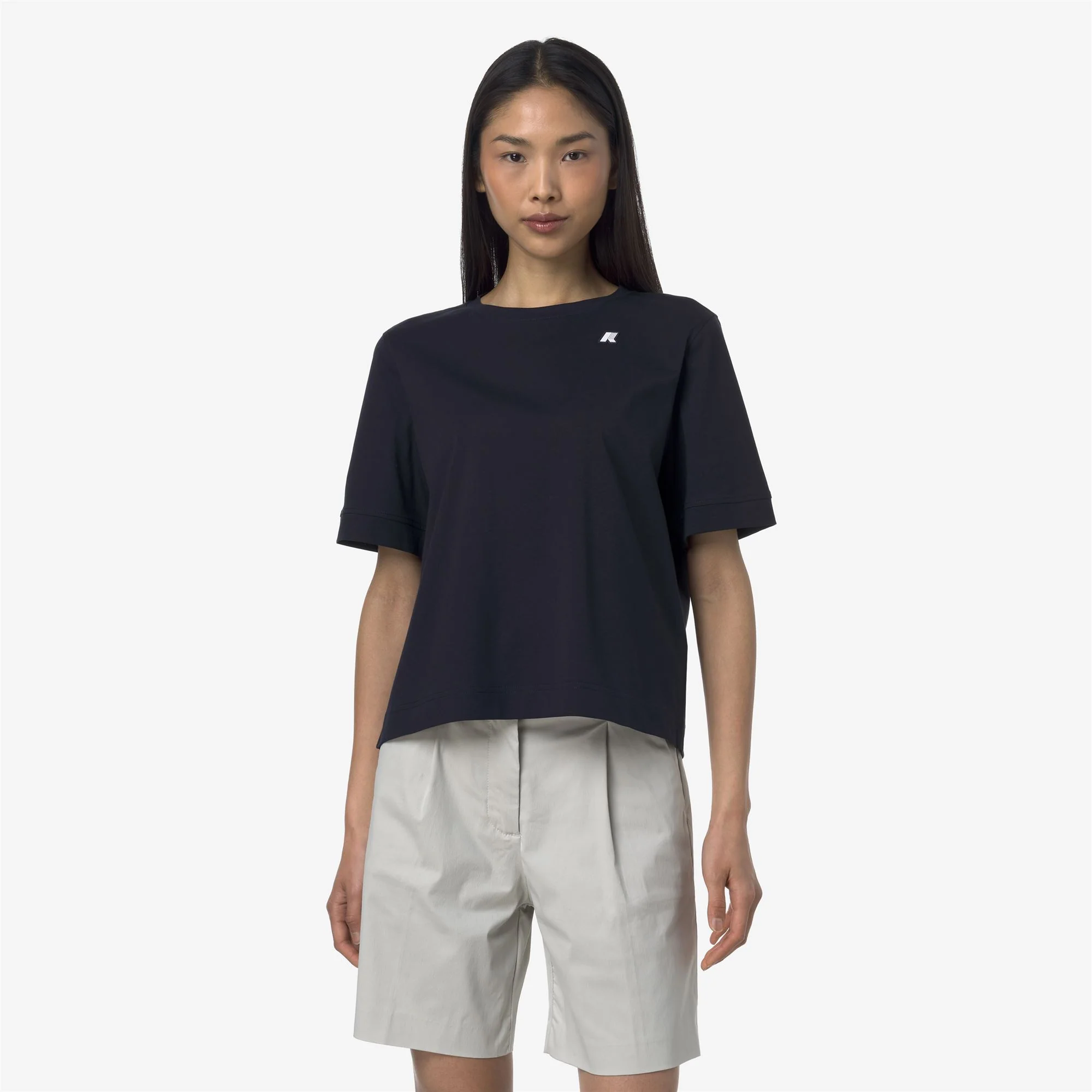 SELUNE JERSEY - T-ShirtsTop - T-Shirt - Woman - BLUE DEPTH - Image 3