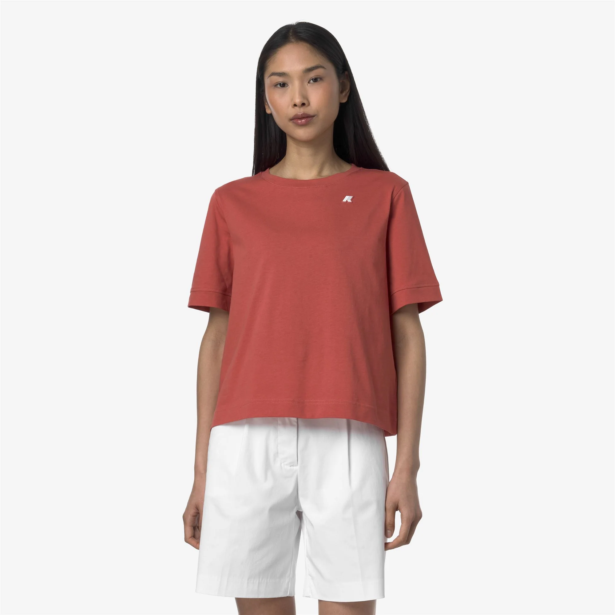 SELUNE JERSEY - T-ShirtsTop - T-Shirt - Woman - RED JASPER - Image 3