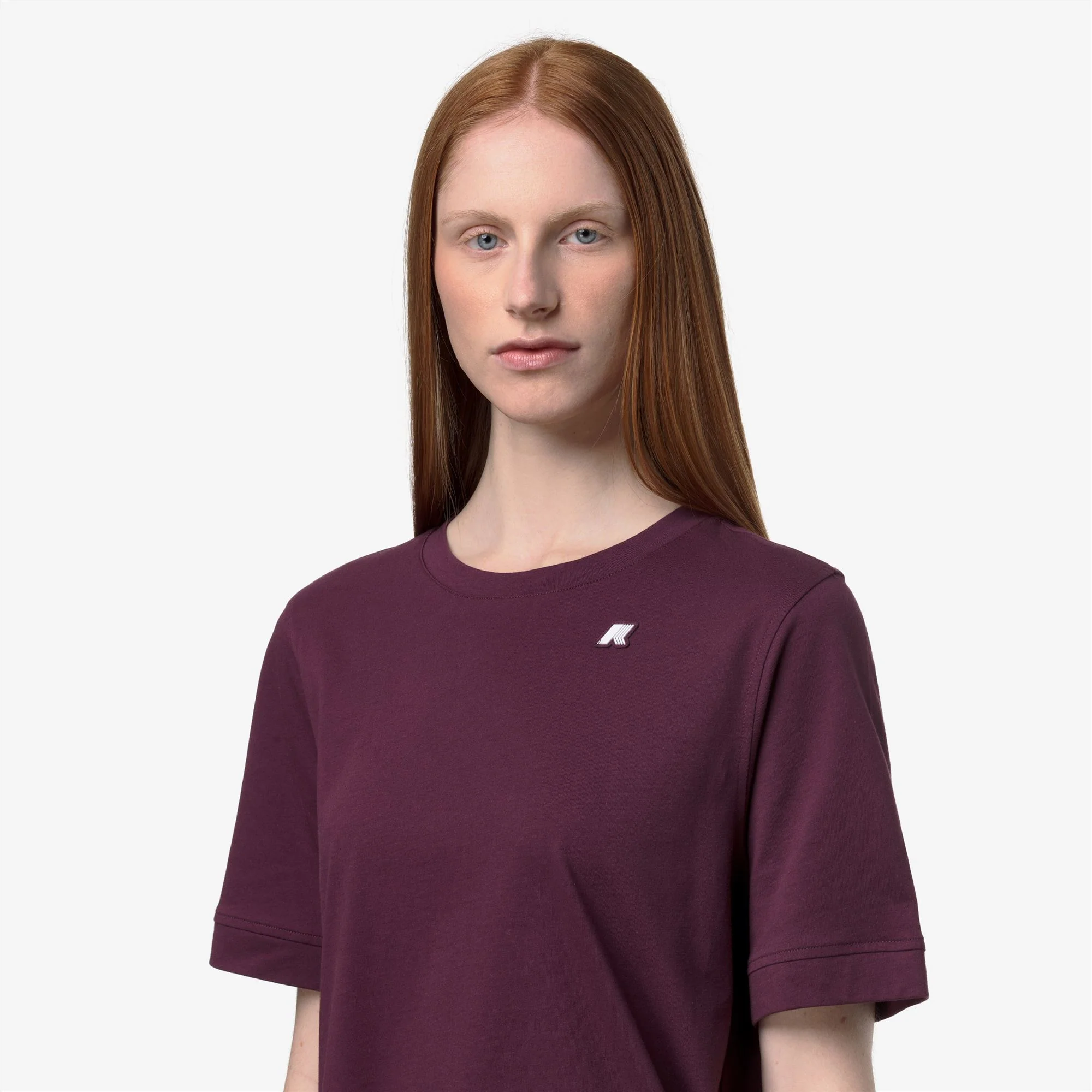SELUNE JERSEY - T-ShirtsTop - T-Shirt - Woman - VIOLET MAUVE WINE - Image 2
